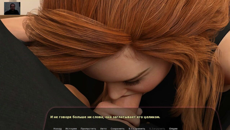3DXXXTEEN2 Cartoon: Girl sucks the guy's dick under the table in the...