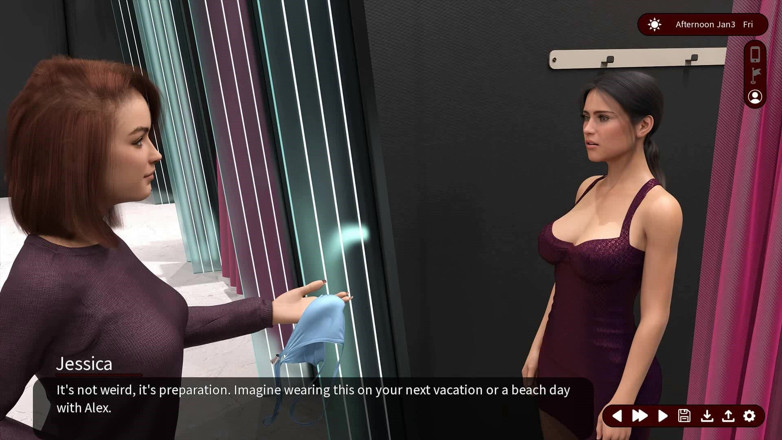 Dirty GamesXxX: Whispers of Desire: the Sexy Beautiful Wife in the Clothing...