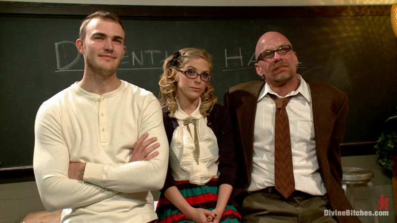 Divine Bitches by Kink: Bratty Princess Penny Cuckolds Her Teacher in Front of the...