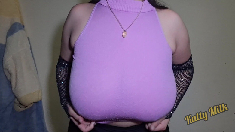 Katty-Milk: Playing and Showing My Huge Tits Katty Milk