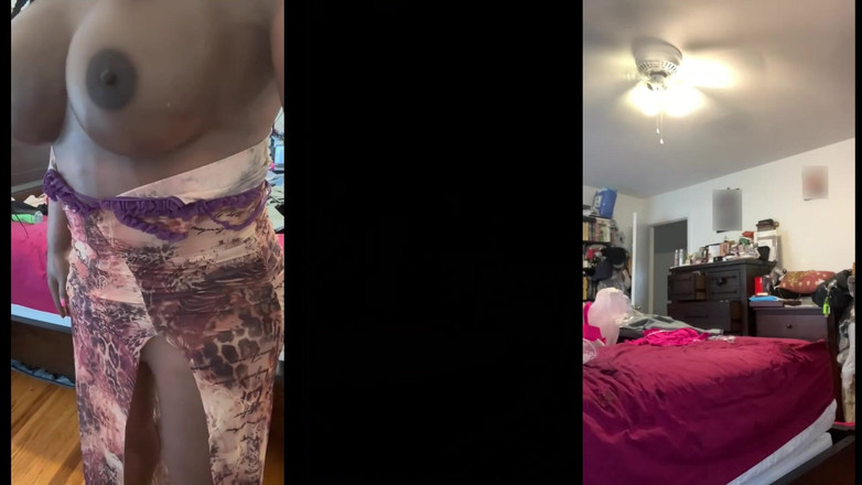 Deanna Doll: Černá holka Danae se svléká, tančí nahá, tře si kundičku...