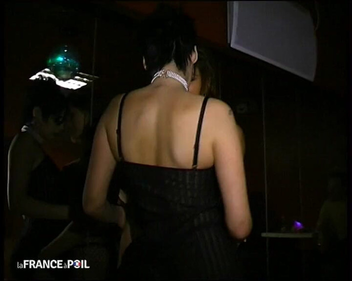 French Gonzo: Two Beautiful Brunettes Meet in the Club to Fuck