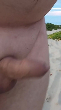 Naked on Beach
