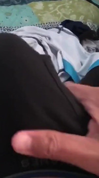 Jerking in Boxer Briefs Leads to Huge Load