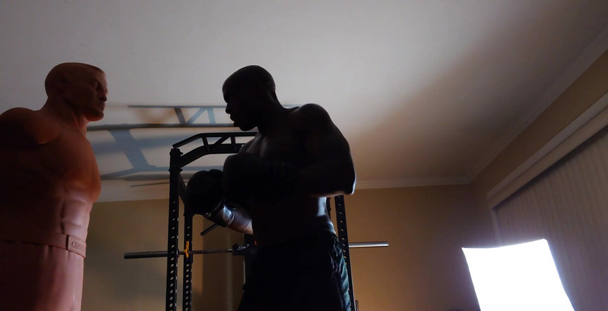 Hallelujah Johnson: Entraînement de boxe d’hier