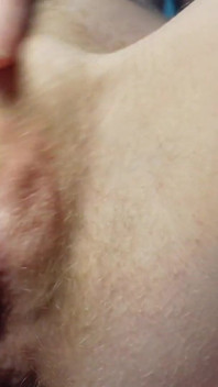 Fucking My Pussy with a Dildo and Getting Some Grool Closeup