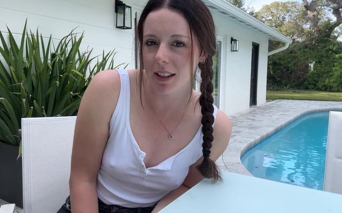 Nadia Foxx: Step Sis Brings Her Vibrator Out to the Pool and...