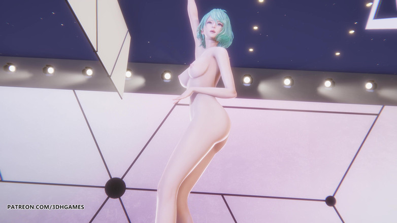 3D-Hentai Games: [mmd] Nayeon - Tätowiert Doa Tamaki sexy striptease, unzensiertes Hentai