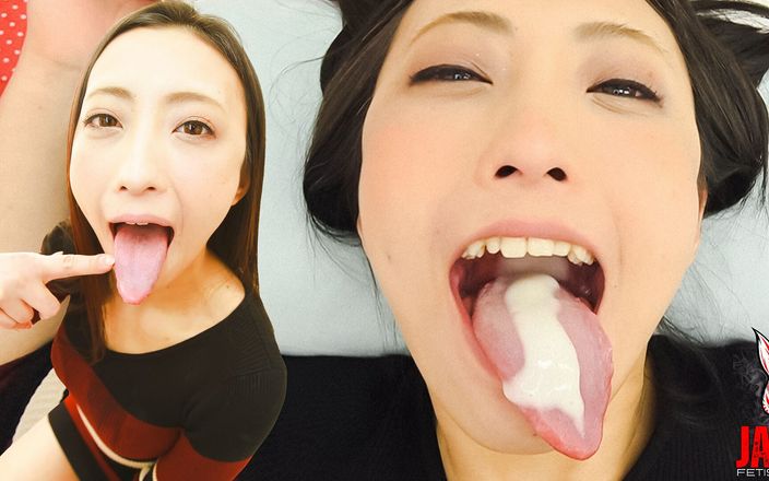 Japan Fetish Fusion: A Tongue, a Lot of Saliva and the Cum in...