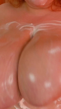 Creaming Huge Boobies