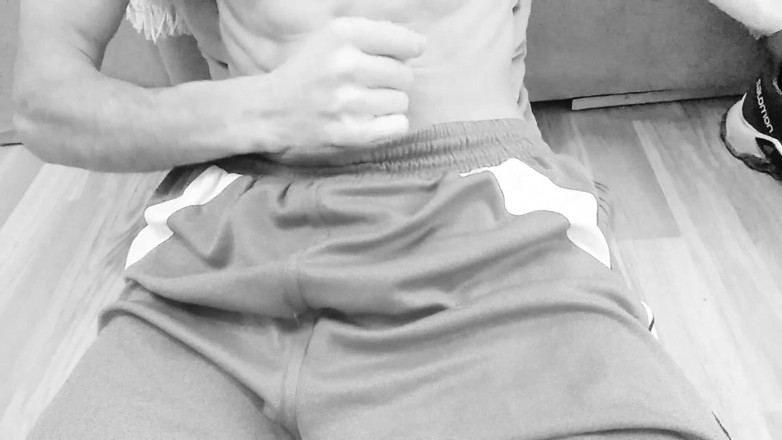 Elvissc: Vintage Porn Man with Nice Body Masturbates His Perfect Cock...