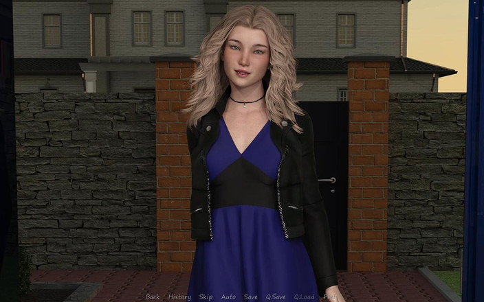 Adultgameplayvideos studio: Manželka mého nevlastního bratra # 43 Jennifer pozvala Justine na večeři s...