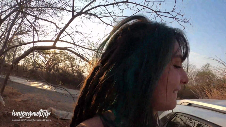 Alemao Hub: Roadside Ride! Dreadhot Gives a Filthy Blowjob on a Desert...