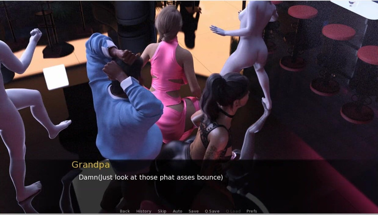 XXX Games Bunk: Grandpa's Visit -gameplay - Roleplay - Oldman Fucks Two Teens After Party and...