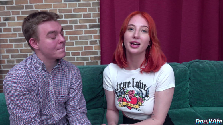 Porn Gutter: Redheaded Wife Emma Korti Gets Anally Creampied as Husband Watches