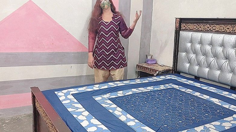 Pakistani CoupleX: Bhabhi uklízela místnost, nevlastní bratr z ní udělal novou služku...