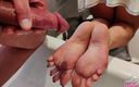 Goddess Lena: Cum on Barefoot Soles