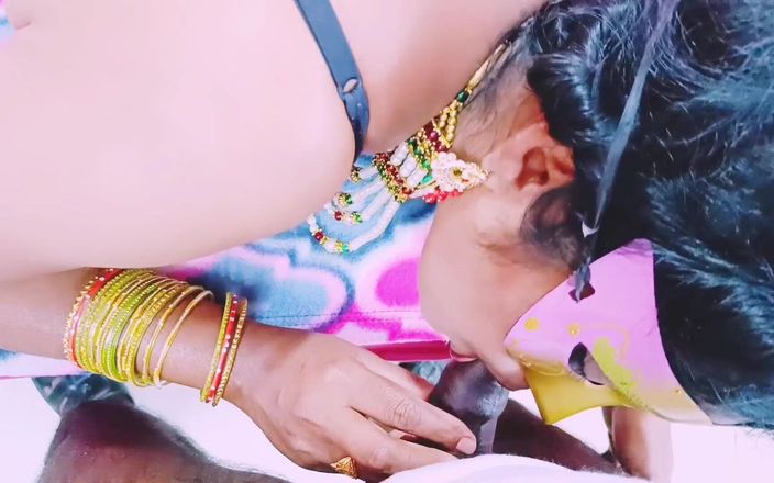Honey lips: Indische stiefdochter 1ste nacht stiefvader Telugu vuile praat