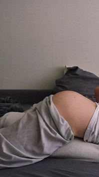 Morning Routine. Step Daddy Imagines Fucking Hard and Cumming Deep in Step Daughter Tight Wet Pussy