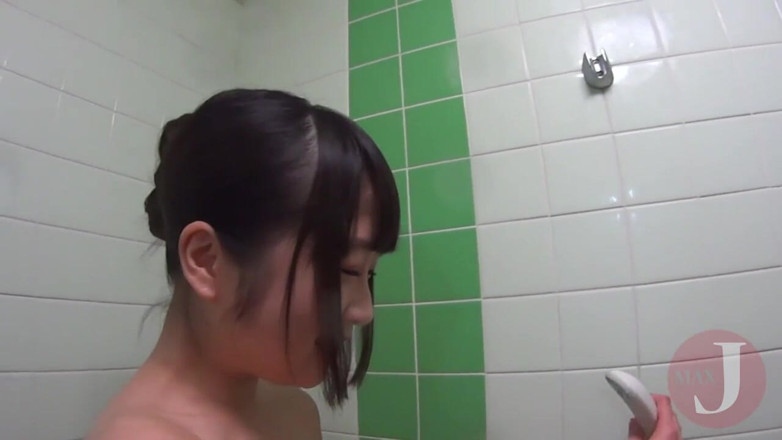 Asian happy ending: Bathroom in The Shower by Hairy Asian Chick