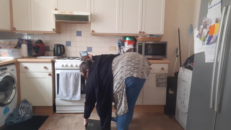 SSBBWLadyBrads: SSBBW weigh in struggles May 2021 result