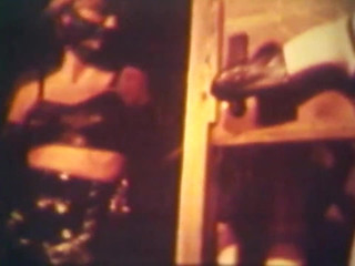 Vintage megastore: Vintage bondage sex slave action in cage