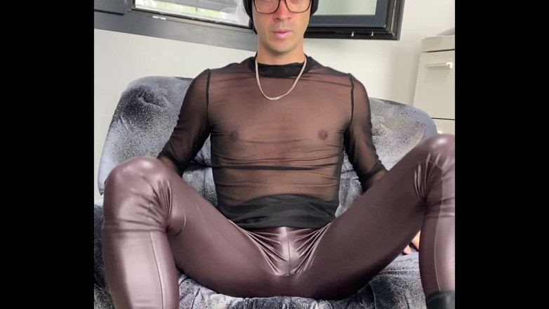 Gabriel Faggot: Hot Gabriel Pleasuring Himself and Eating His Cum!
