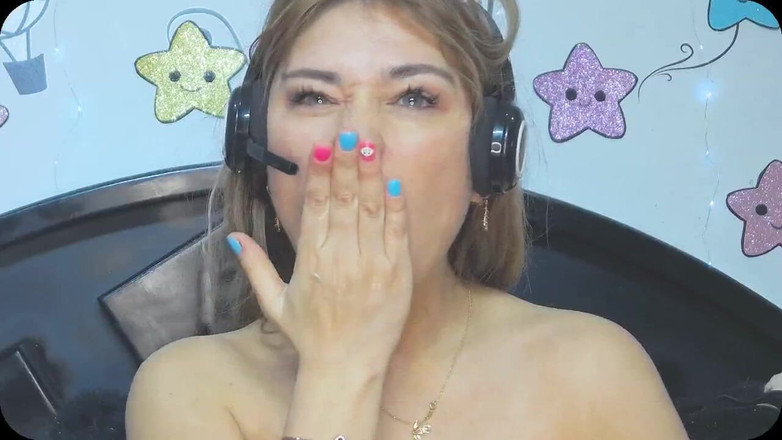 Angel eyes studio: Spectacol super sexy cu joc, oral adânc în gât cu multe...