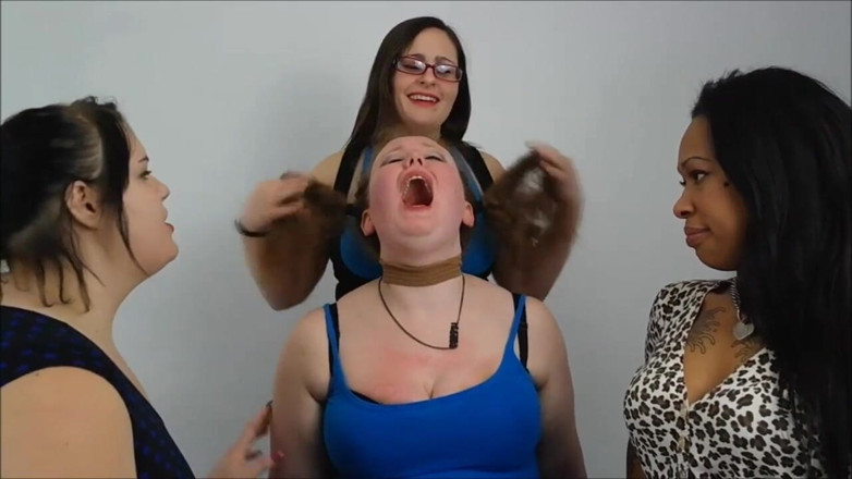 Selfgags classic: Intimidation vicieuse dans un bâillon - troisième tour : Syoja sur Kailey !