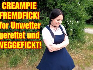 Emma Secret: Creampie Foreign Fuck! Saved From Storms and Fucked Away!