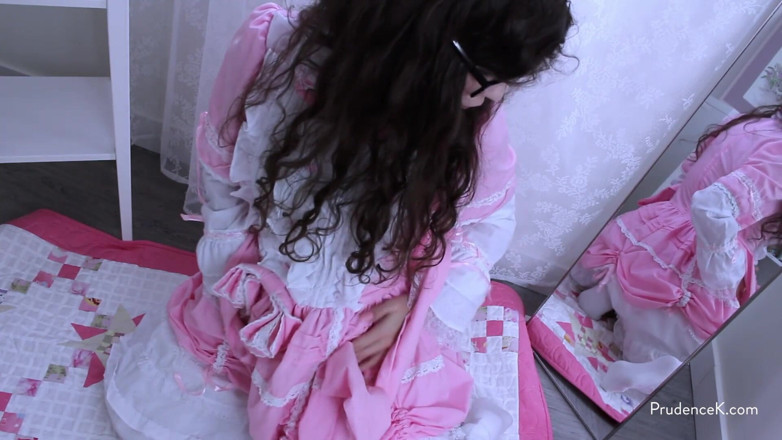 PrudenceK: Solo masturbation: Sweet Erololi Non-nude Hitachi wand orgasm