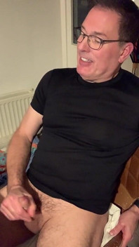 Jerking--off Before Bed at the Table. Nice Ogasm