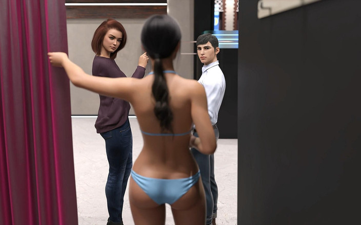 Adultgameplayvideos studio: Šepot touhy # 3 Louis viděl Sarah v plavkách