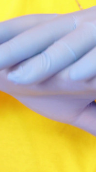 Asmr Video with Medical Nitrile Gloves