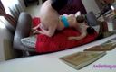 Amber Foxy: Long video of a wild threesome and a milf masturbating