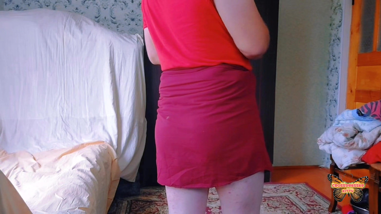 Kitty_Cross: Crossdresser Kitty Amateur Teen Femboy Model miluje vytváření sexy sexy...