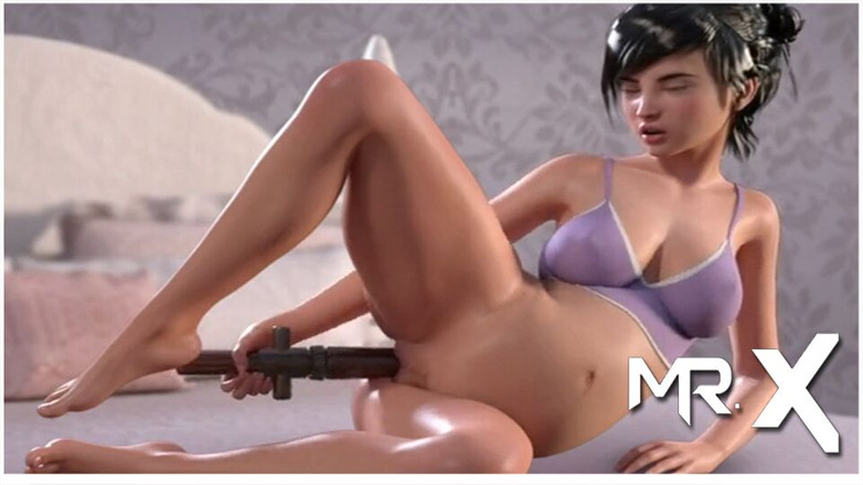 Mr Studio X: Epidemie chtíče: těhotná a dildo # 41
