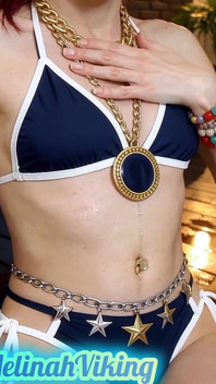 Late Night Poolside Closeup Tease