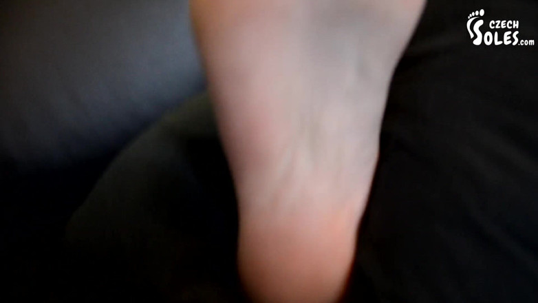 Czech Soles - foot fetish content: Lazy evening foot worship