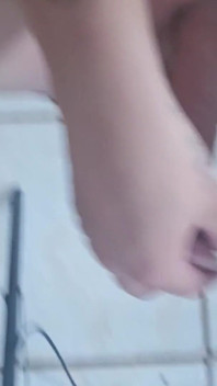 19 Year Old Close Pussy Play with Massive Dildo