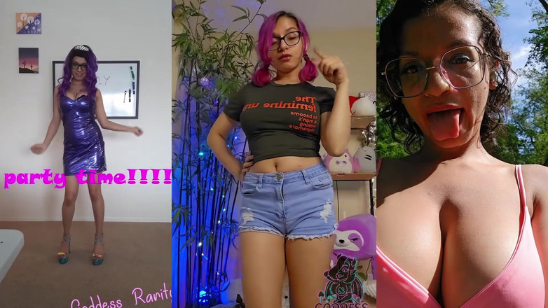 Goddess Rarity: Goddess Rarity berbogel dan mencuba pakaian baru