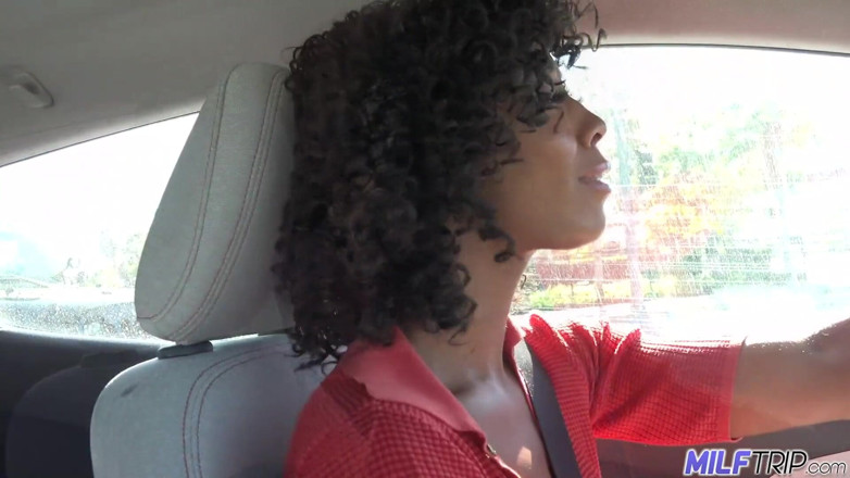 MILF Trip: Slender ebony beauty Misty Stone got body
