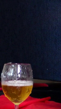 Jen Is Peeing Into a Wineglass