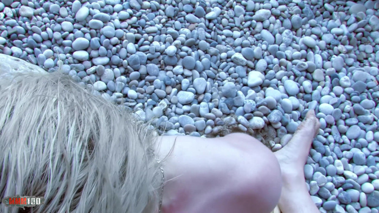 MMM100: Blonde babe fucked and assfucked at the beach