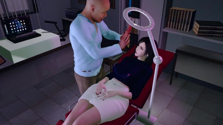 Why fuck so hard: 3D 热辣的亚洲妻子与她的医生出轨