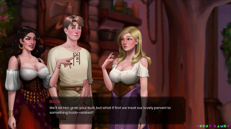 Porny Games: What a Legend! v0.6 - Threesome with two vixens (8)