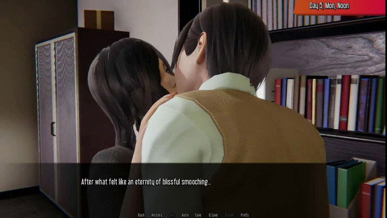 Dirty GamesXxX: Maids and maidens: a kiss from the secretary in the...