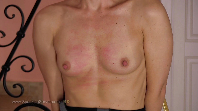 Spanking Server: Сашу кнут маленькой грудью