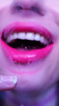 CEI Pink Lipstick Kiss and Spit Fetish Custom