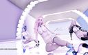 3D-Hentai Games: Stellar - Vibrato Ahri Seraphine Kaisa naked dance kda league of...